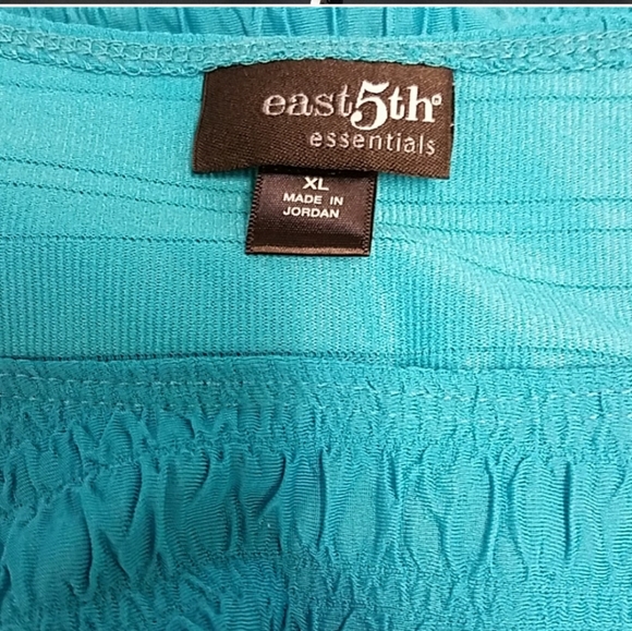 💐 ruched teal blouse - Picture 3 of 4